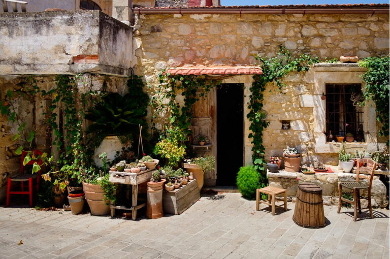 Margarites village in Crete Rethymno