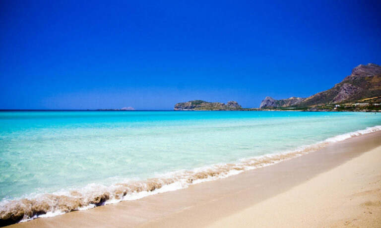 Falassarna beach in Crete
