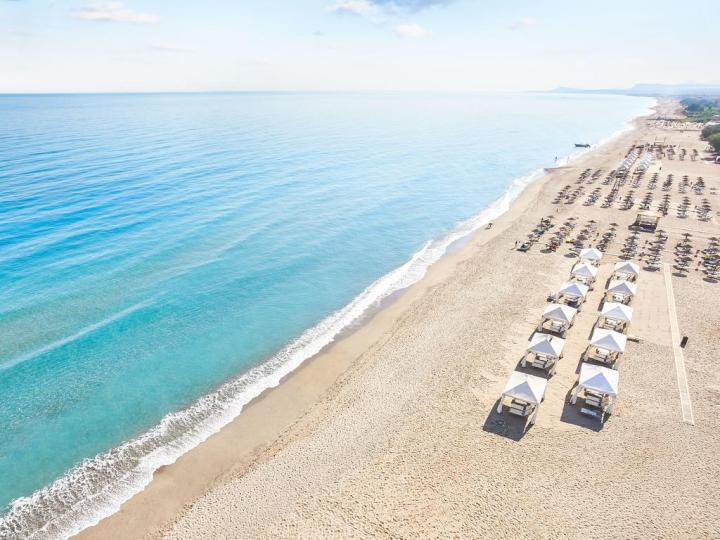 Rethymno town sandy beach
