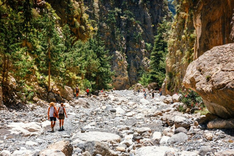 Hiking at Samaria Gorge - Family